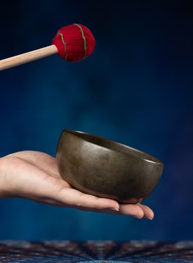 九喜玛珍藏老钵复古摆件