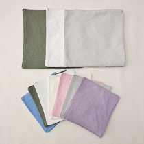 Dumping Ground Original Hand-painted DIY Scalding With Blank Thickened Cup Mat 10 * 10 Canvas Full Cotton Zstained Tea Mat Customised