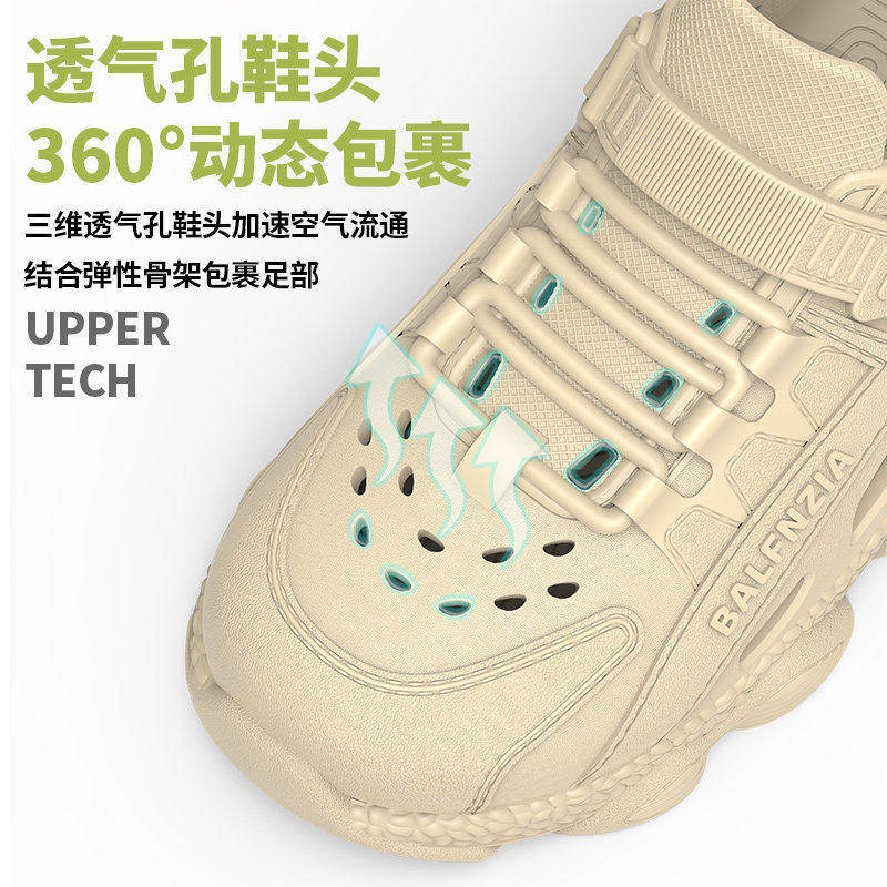 溯溪速干涉水洞洞鞋男款夏季外穿防滑耐磨户外钓鱼司机开车凉拖男 溯溪速干涉水洞洞鞋男款夏季外穿防滑耐磨户外钓鱼司机开车凉拖男