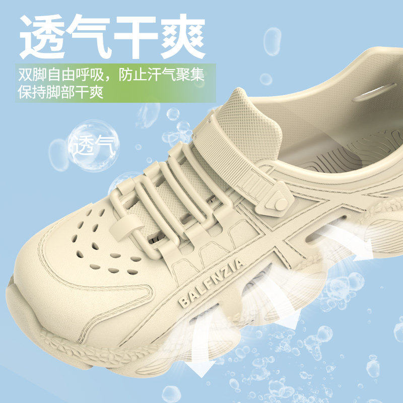 溯溪速干涉水洞洞鞋男款夏季外穿防滑耐磨户外钓鱼司机开车凉拖男 溯溪速干涉水洞洞鞋男款夏季外穿防滑耐磨户外钓鱼司机开车凉拖男