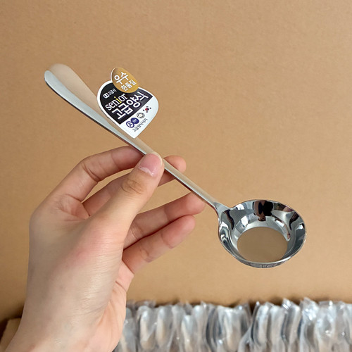 外贸原单316不锈钢平底螺蛳粉勺子吃饭喝汤拌饭勺子家用精致ins风 - 图3