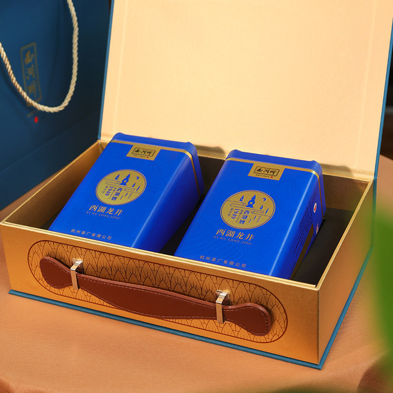 2023新茶预售西湖牌明前绿茶礼盒 西湖茶叶西湖龙井