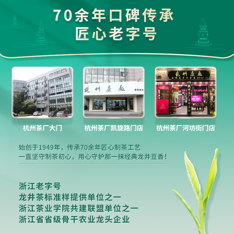 2024新茶上市西湖牌明前特级老茶树龙井茶叶250g纸包绿茶春茶包邮 - 图3