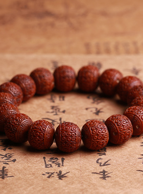 招财鼠菩提子雕刻把玩佛珠手链