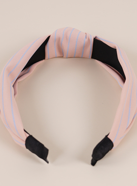 布艺清新几何图案条纹头饰发卡头箍宽边发箍hair hoop hair band
