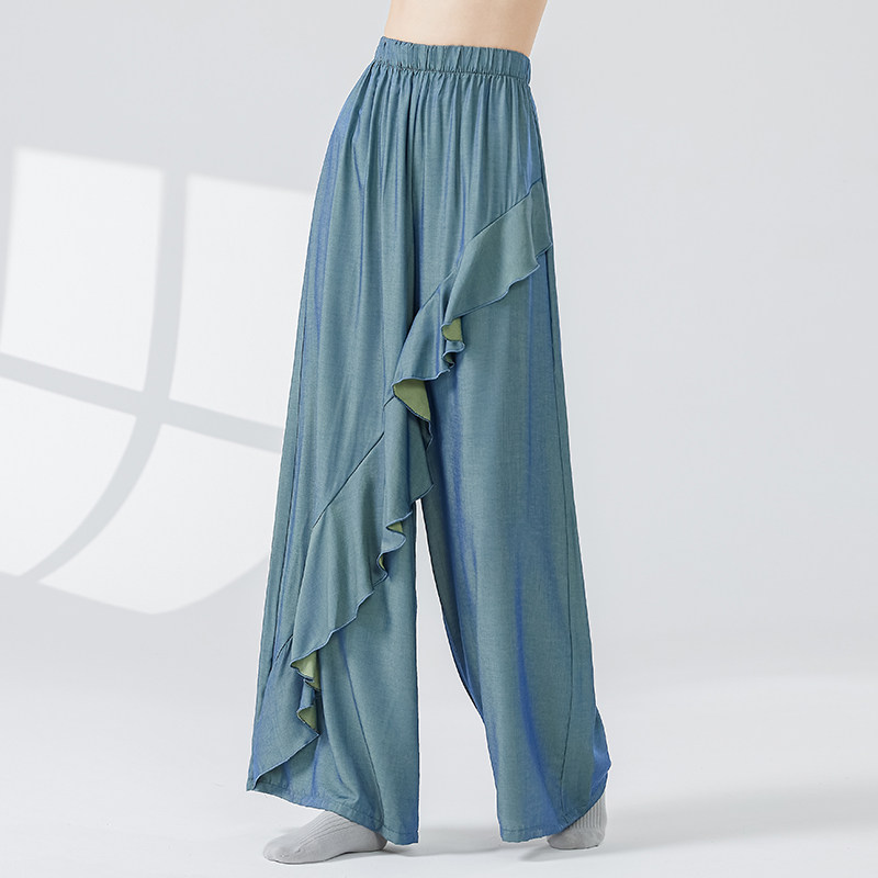 GTD现代舞阔腿裤宽松成人舞蹈练功裤中国舞古典舞服装女仙气飘逸,淘宝优惠券,粉丝福利购,淘宝优惠卷