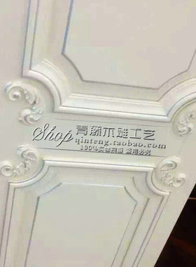 欧式风护墙板橱柜东阳木雕