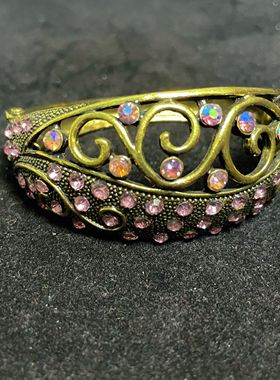 【BW中古】意大利设计款水晶手镯，可开口，手围15-19左右