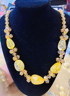 【BW中古】中古黄水晶项链，成色好