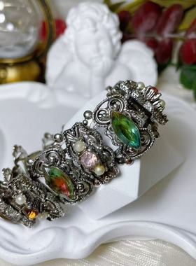 【BW中古】中古老捷克多款宝石镶嵌手链，重工宝石都不止这个钱啦