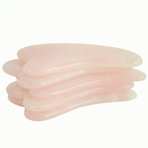 Natural powder crystal v shaped scraping plate face plucking and dredging facial meridians scraping plate