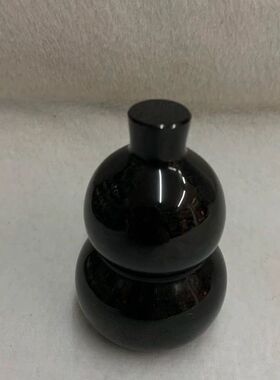 天然葫芦摆件黑曜石家居卧室玄关