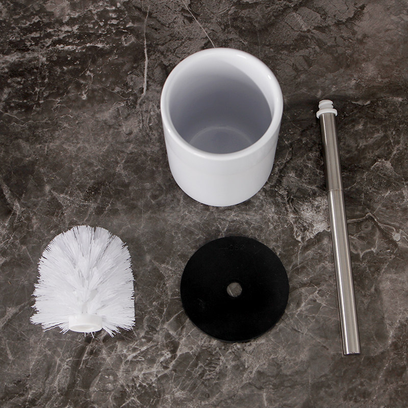 Solxin simple ceramic bathroom toilet brush set