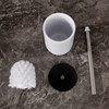 Solxin simple ceramic bathroom toilet brush set