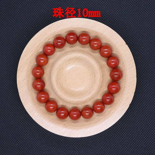 天然凉山南红玛瑙圆珠隔珠散珠金刚星月菩提配珠文玩手串配饰 - 图3