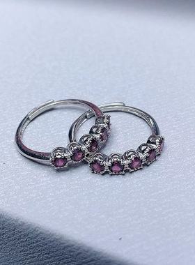 女石榴石可爱高贵戒指仙气飘飘