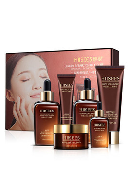 样板房卫浴阳台梳妆台现代简约化妆护肤品道具玻璃装饰品套装摆件