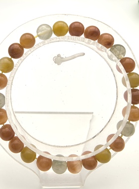 特价清仓纯天然红绿黄兔毛福禄寿水晶手链手串饰品礼物送女友A25