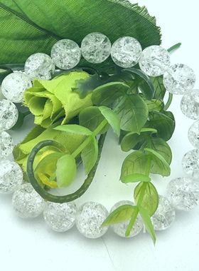 天然水晶白阿塞手链手串饰品调节情绪美容护肤男女款一物一图A36