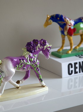 紫色绮梦·心猿意马艺术陶瓷摆件