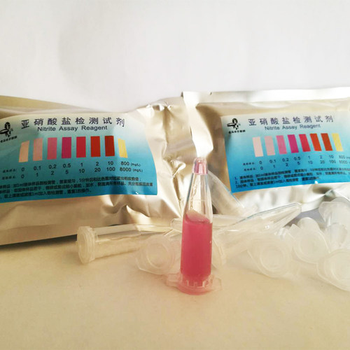 亚硝酸盐快速检测试剂盒 亚硝酸盐检测试纸 食品亚硝酸盐快速检测 - 图2