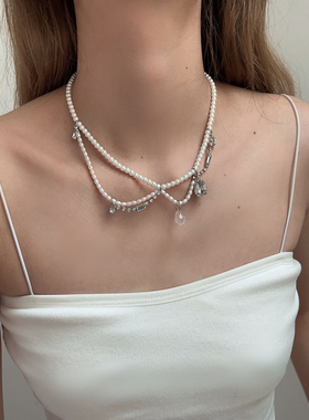 mm家手工串珠玻璃珠项链