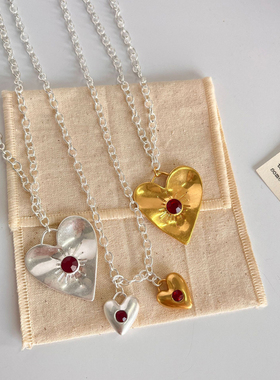 星与心小众设计毛衣链光芒爱心