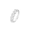 All-over S999 solid silver sterling silver coin ring