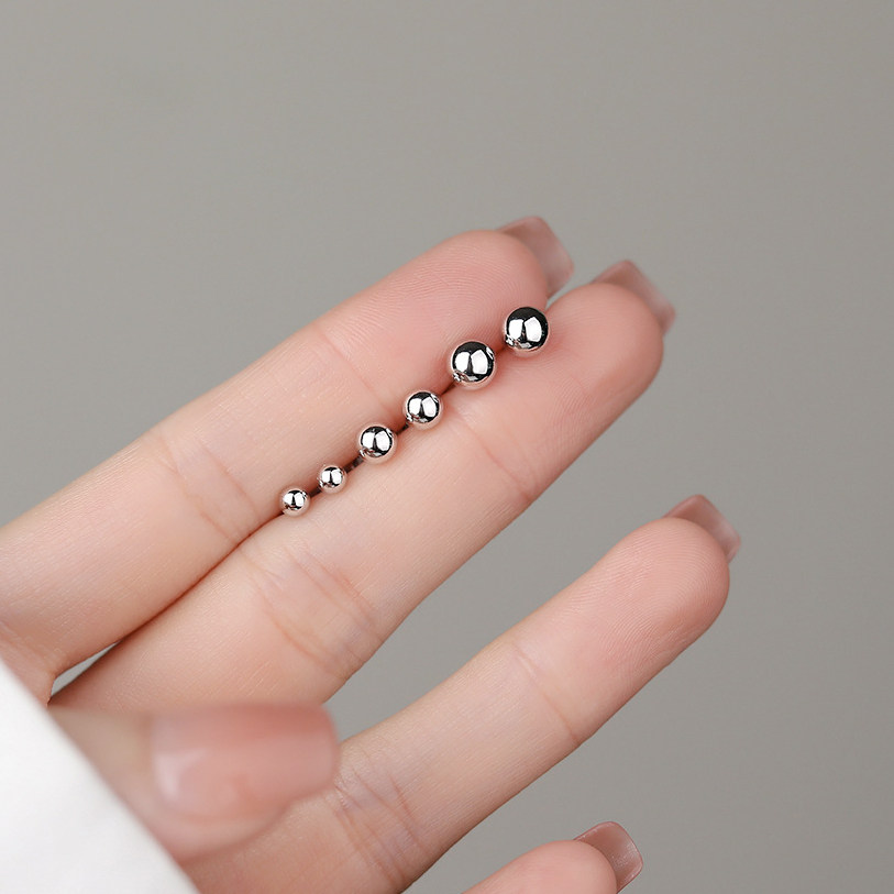 通体S999足银纯银螺丝拧扣耳钉耳饰女款设计感高级小众耳骨养耳洞,淘宝优惠券,粉丝福利购,淘宝优惠卷