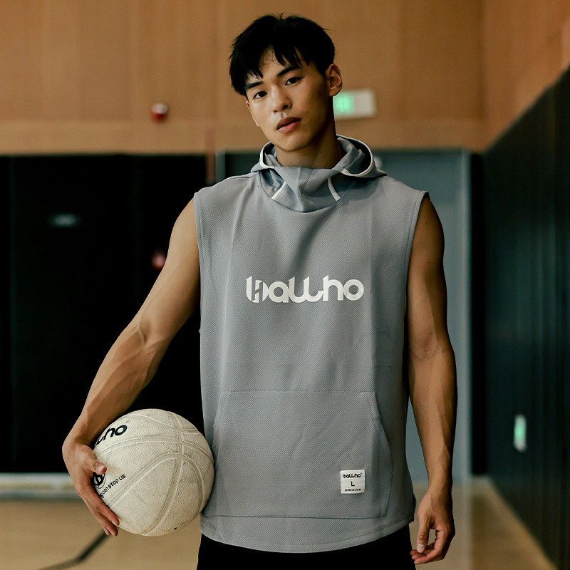 BALLHO连帽背心t恤投篮服男子卫衣美式篮球训练服运动宽松体恤潮,淘宝优惠券,粉丝福利购,淘宝优惠卷