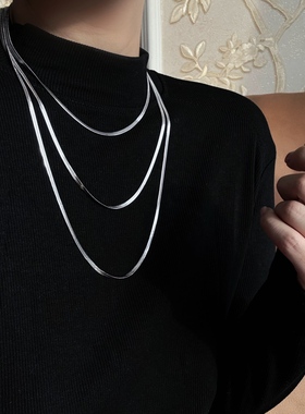 Young蛇骨链项链男女潮链子