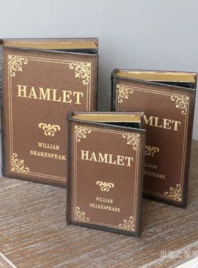 系列摆件收纳仿真书假书装饰