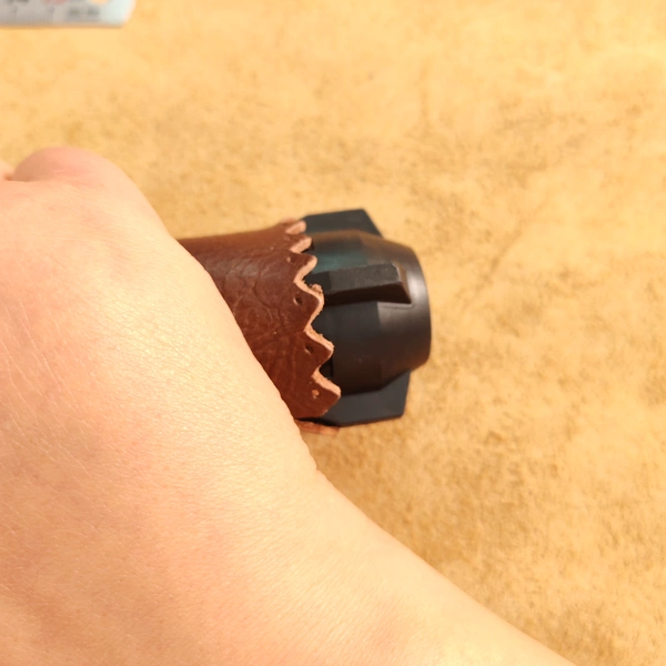 复古头层真牛皮台铃雅迪小牛通用电动车摩托车手把套改装配件吸汗 - 图2