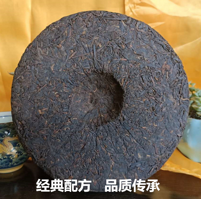 云南大渡岗普洱茶熟茶2012年主打熟茶一泡红七子饼茶14年老店包邮-图1