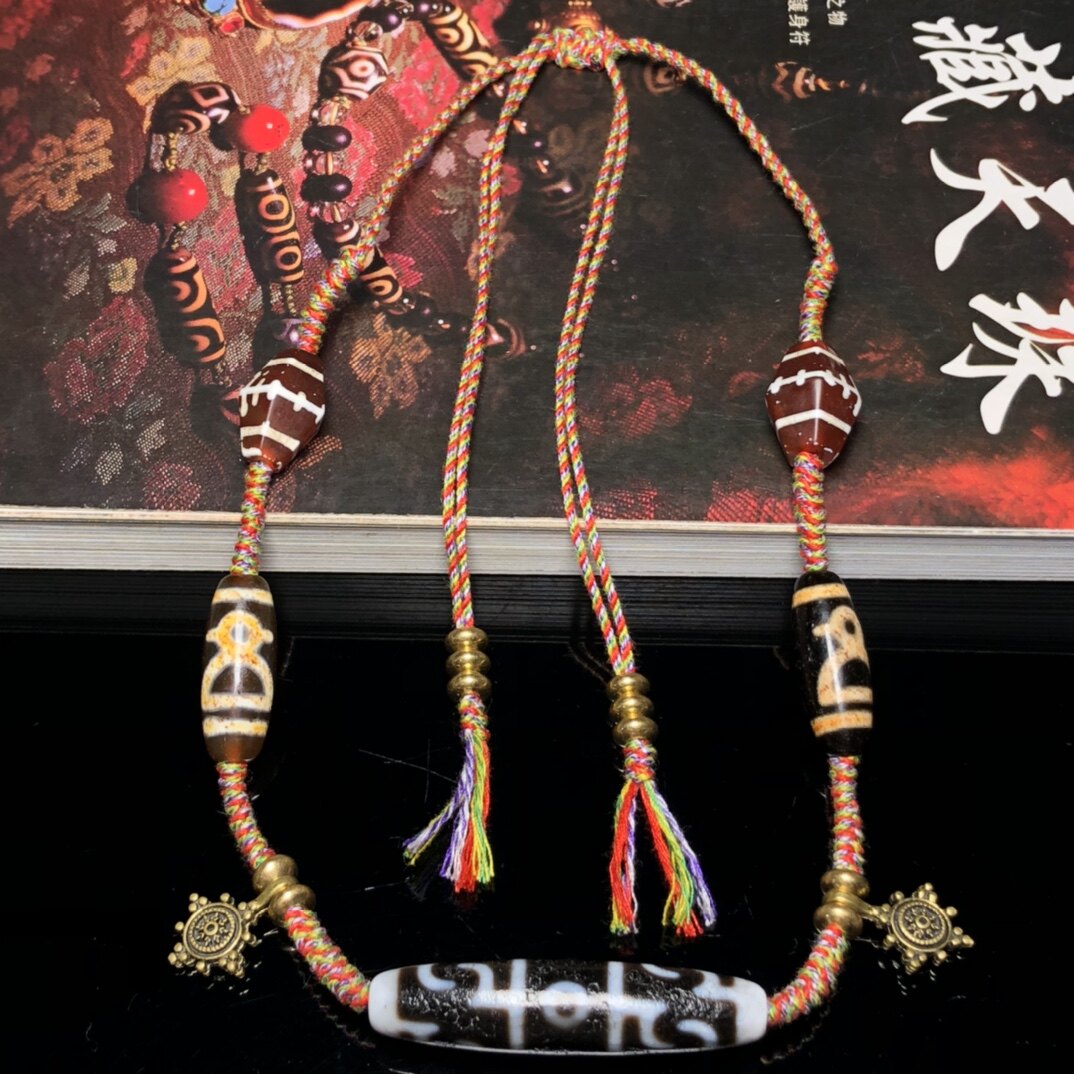 清・古九眼天珠・高油包漿』極細工・骨董品・古賞物・中国古玩・中国古 ...