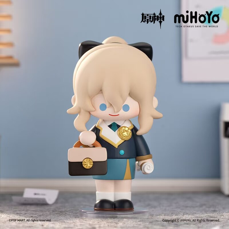 POPMART泡泡玛特原神变装联名漫想主题Q版盲盒温迪摆件潮玩手办