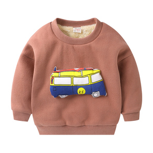 儿童加绒加厚卫衣