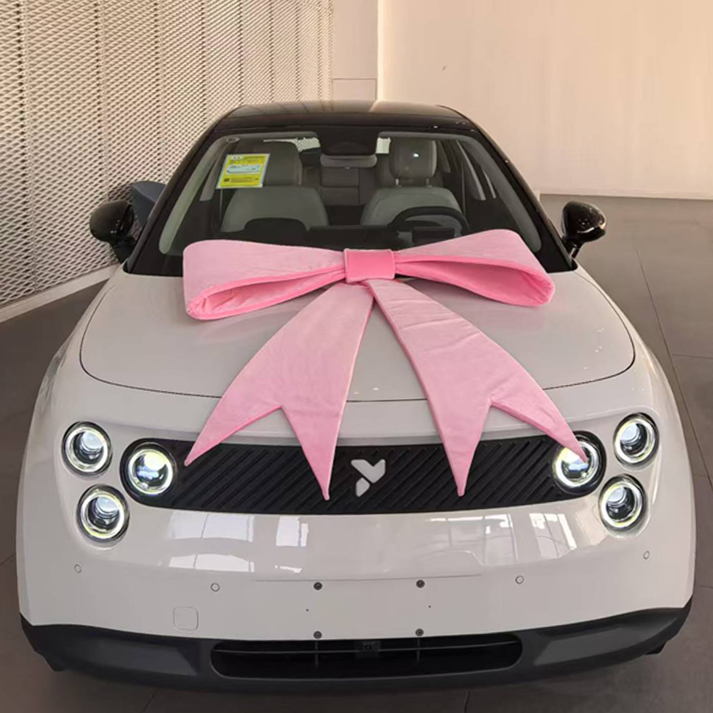 萤火虫交车蝴蝶结粉色蝴蝶结交车仪式布置新车交车提车大红蝴蝶结,淘宝优惠券,粉丝福利购,淘宝优惠卷