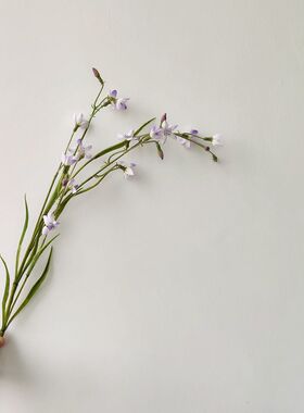 星期仿真花花艺中国莲花枝紫娟1