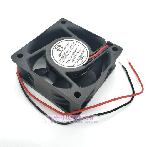 全新原装C6025H24BPLP散热风扇HZDO 6CM/6厘米6025 24V2线 - 图0