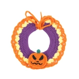 Нагрудник, шарф, шапка ручной работы, трикотажный чокер, слюнявчик, аксессуар, xэллоуин