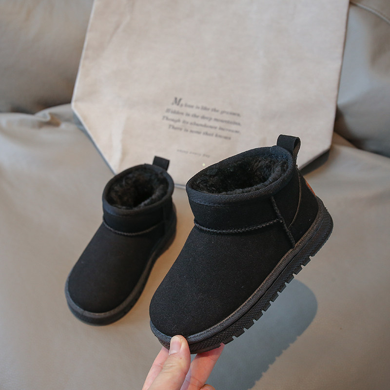 儿童雪地靴2025新款冬季加绒保暖棉鞋宝宝鞋子防水女童短靴,淘宝优惠券,粉丝福利购,淘宝优惠卷