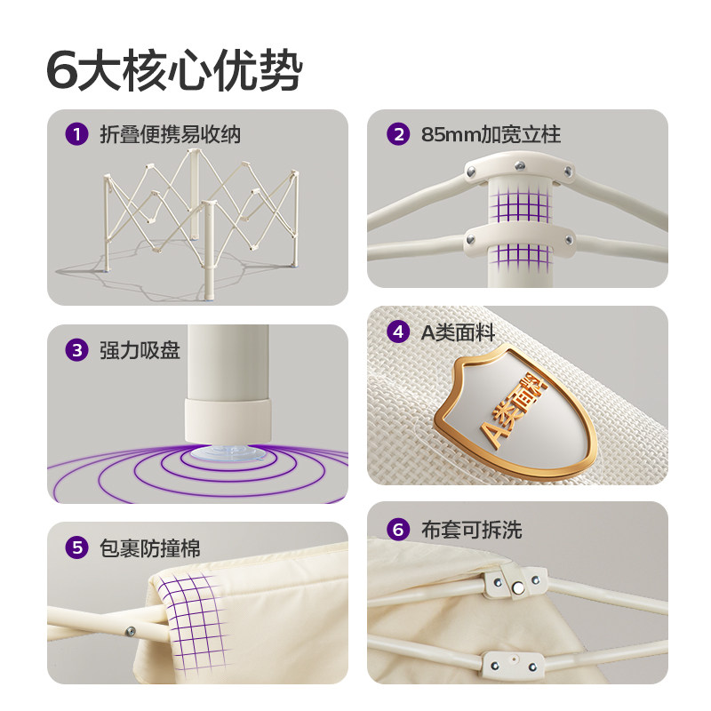 飞利浦新安怡免安装婴儿游戏围栏宝宝室内学步爬行垫防护栏可折叠,淘宝优惠券,粉丝福利购,淘宝优惠卷