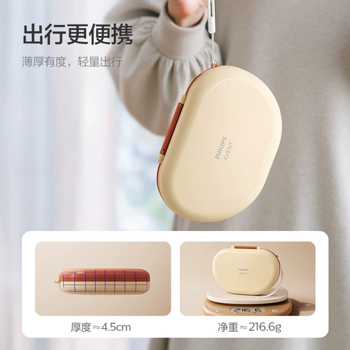 Philips, детский силиконовый ершик для бутылочки, портативный гигиенический комплект, щеточка для путешествий, сушилка