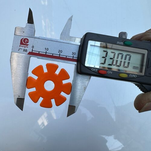 加厚3.3厘米雪花片100片单色家用儿童塑料玩具幼儿园黑白桌面积木 - 图0