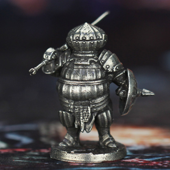 白铜黑暗之魂太阳骑士洋葱兵人玩具模型成品礼物桌面游戏棋子摆件