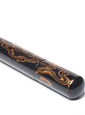 大漆香筒焚香香道 文人 禅器 茶道 犀皮漆器