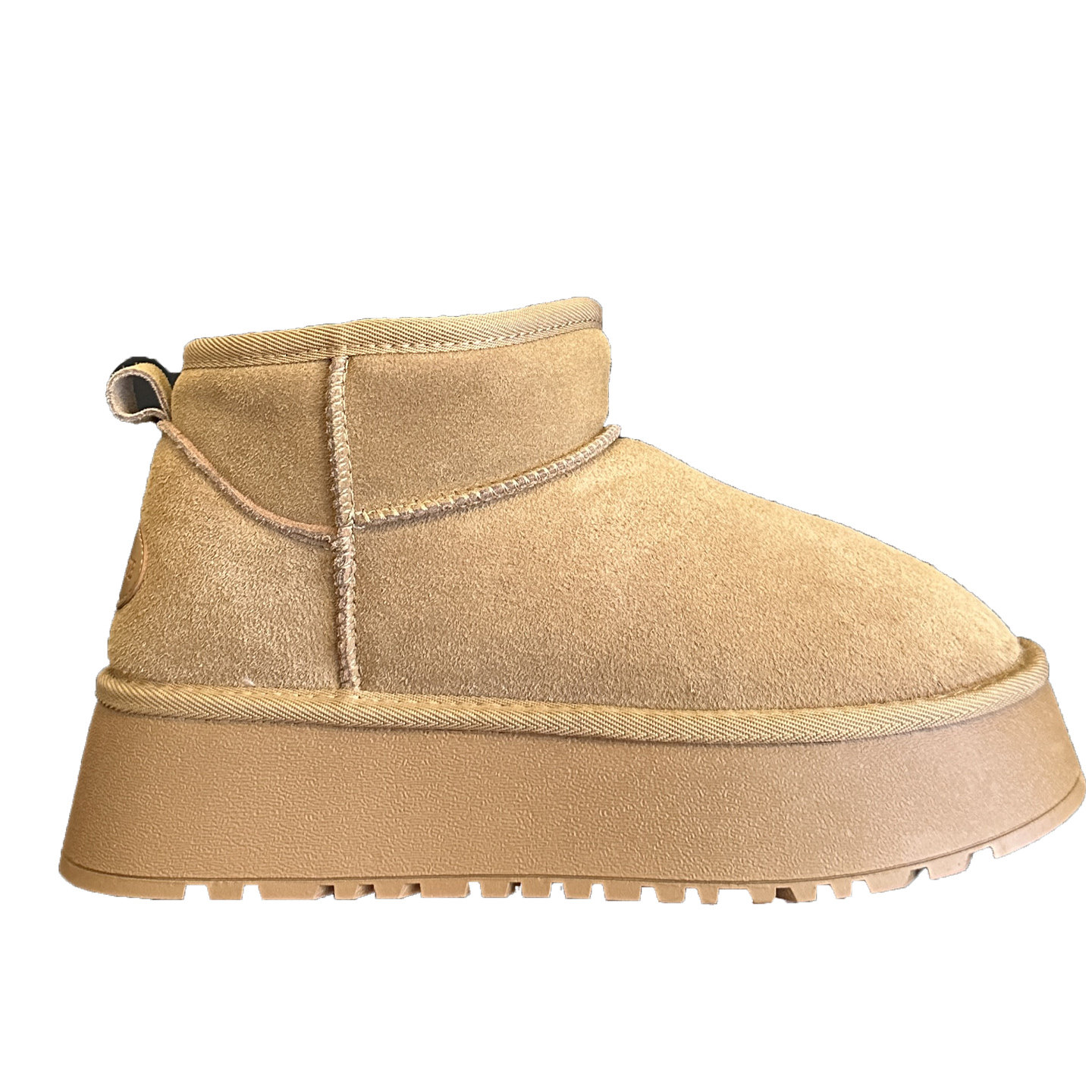 冬季幸福感+日系百搭牛皮加绒保暖配堆堆袜短筒雪地靴女棉鞋棉靴,淘宝优惠券,粉丝福利购,淘宝优惠卷