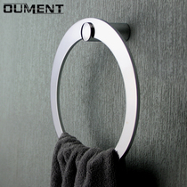 High-end solid full copper towel ring Villa Rub hand towel hanging ring light lavish round towel rack towel ring