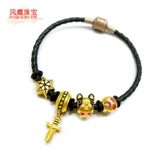 Браслет с одной бусиной, эмаль, колокольчик, аксессуар, ювелирный шарм, 3D, «сделай сам»